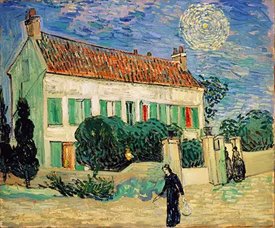 Das weiße Haus bei Nacht Vincent van Gogh